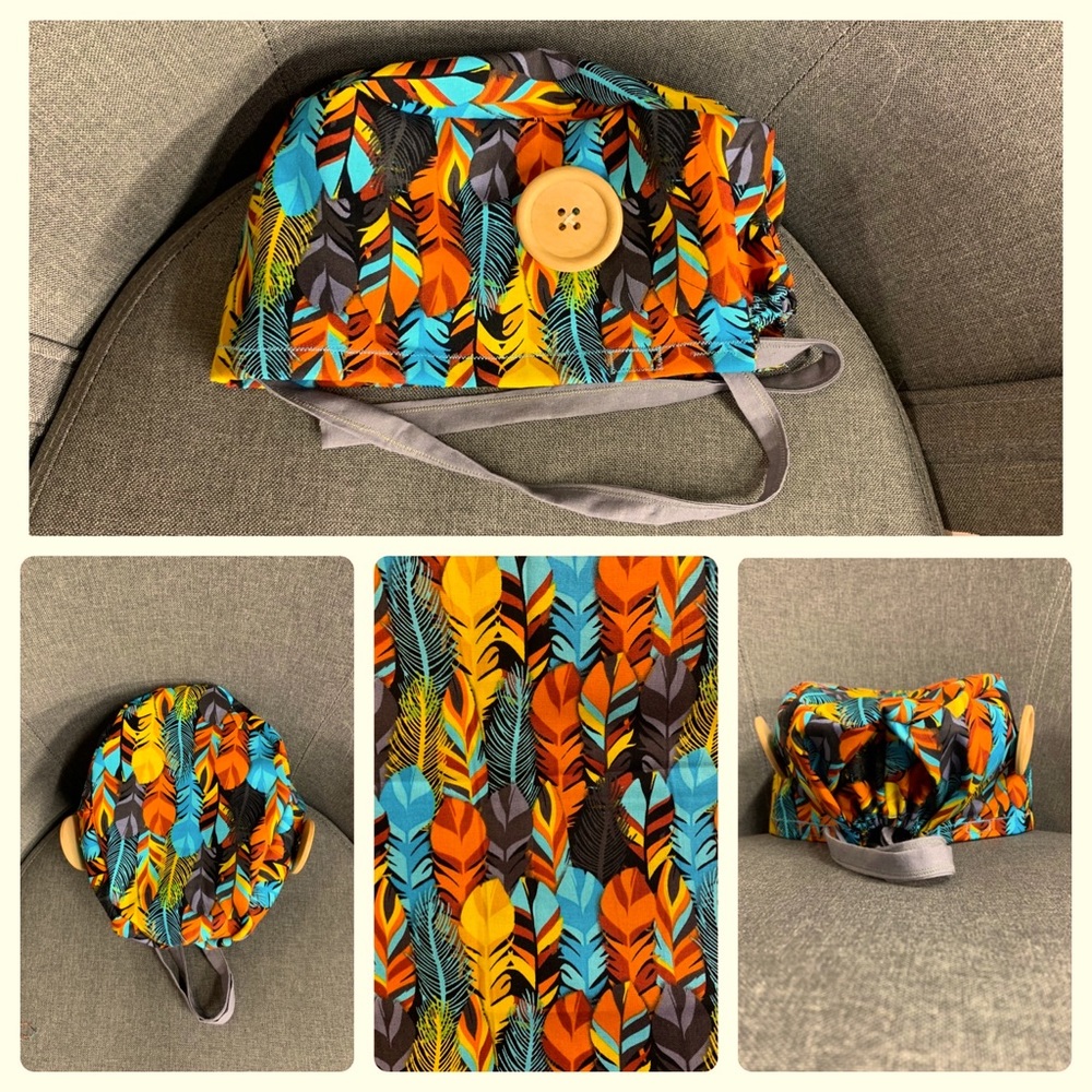 Ready toShip High Quality Fitted Scrub Cap wButton